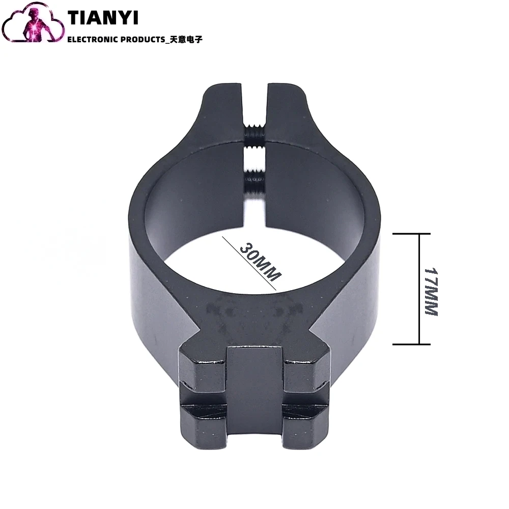 Scope Optics Permanent Fixed Rings 30mm 1 inch Mount Fits 25.4mm 30mm Tube Diameter