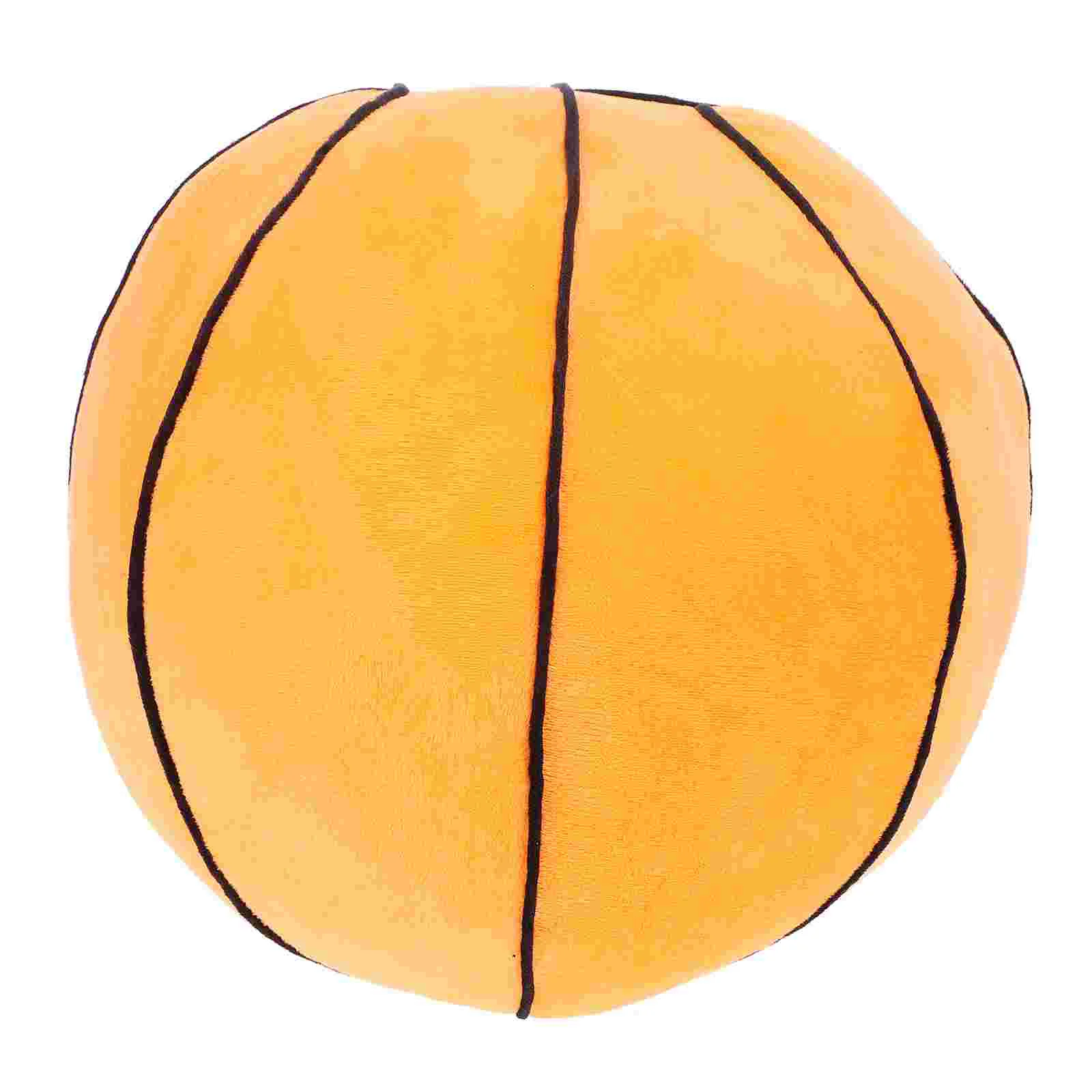 

Basketball Pillow Household Cozy Home Decor Stuffed Plush Sport Pp Cotton Throw Pillows for Couch