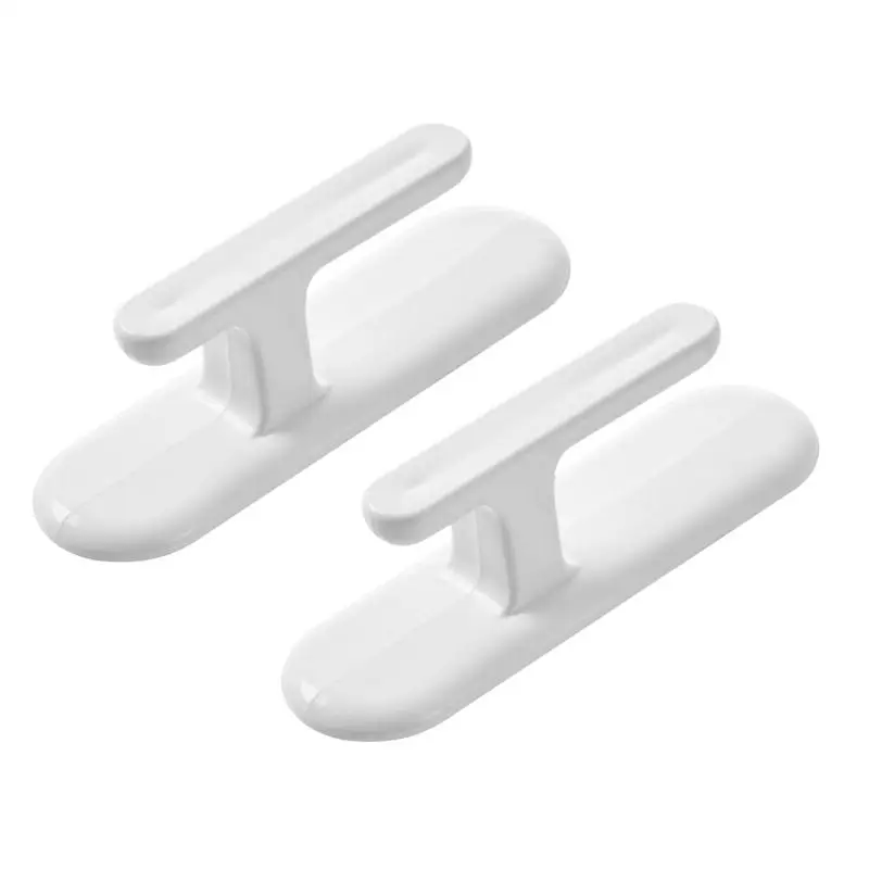 

Shower Curtain Clip Bathroom Curtain Fixed Hook 2PCS Sticky Curtain Sticky Hooks Kitchen Bathroom Office Self-Adhesive Key Hooks