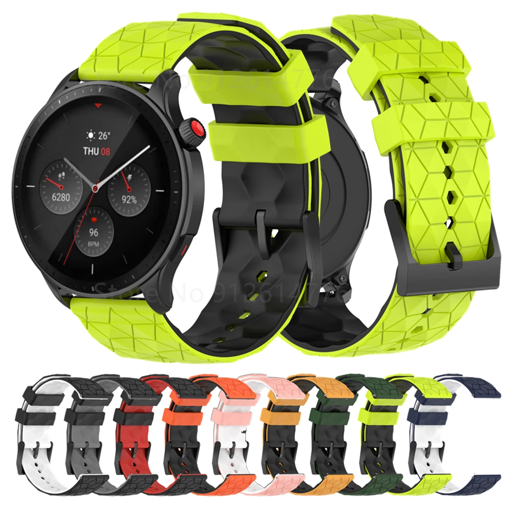

For Xiaomi Amazfit GTR 4 3 Pro 2e 2 New SmartWatch Band Strap For Amazfit GTS 4 2 Mini Bip U 3 Pro Strap Soft Silicone Bracelet