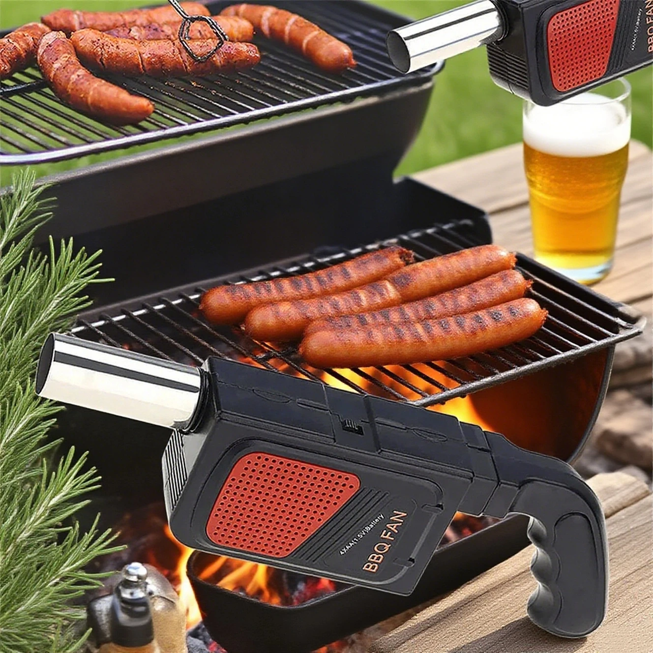 Portable Butane Flame Gun – Metal Gas Torch Burner for BBQ, Camping & Welding 1