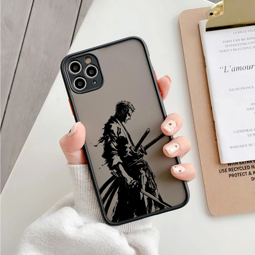 thumbnail image 1 of Luffys-funda mate Gear 5 Zoro para iPhone, carcasa transparente de una pieza para iPhone 16, 15, Pro Max, 13, 12, Mini, 11, 14 Plus, 15, 16 Pro Max, 1 of 5