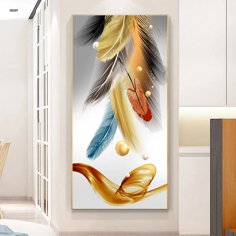 

Modern Abstract Fluttering Feather Posters Canvas Art Printing Nordic Poster Wall Art Living Room Home Decor Painting Picture