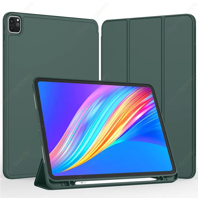 Nuova Custodia Per Ipad Per Ipad Pro 12.9 2022 Con Portamatite Custodia In Silicone Funda Ipad Pro 12.9 2021 2020 Ipad Pro 5A/6A Generazione