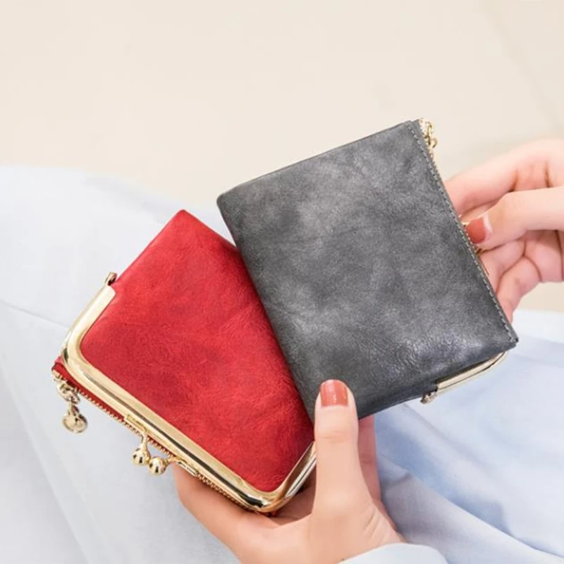 Fashion Business Money Coin Purse Wallet PUCredit Card Holder for Women