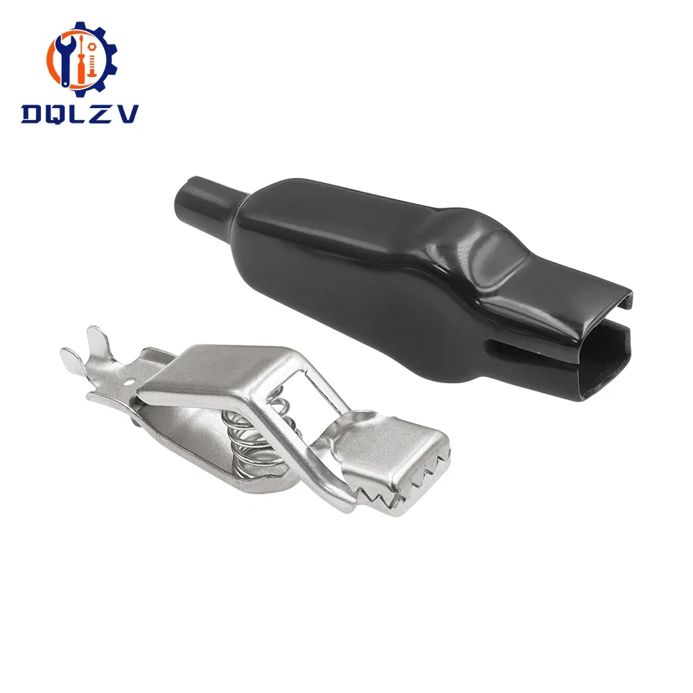 20A Alligator Clips Double-end USB Charging Battery Crocodile Clips for Electrical Jumper Wire Test Clip Red Black 2PCS alligator clips test clip alligator clip adapter