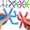 1pcs Fidget Spinner Toys Kids Pop Tube Sensory Toys Suction Cup Games Plastic Transformable Stress Relief Children Adult Gifts 1