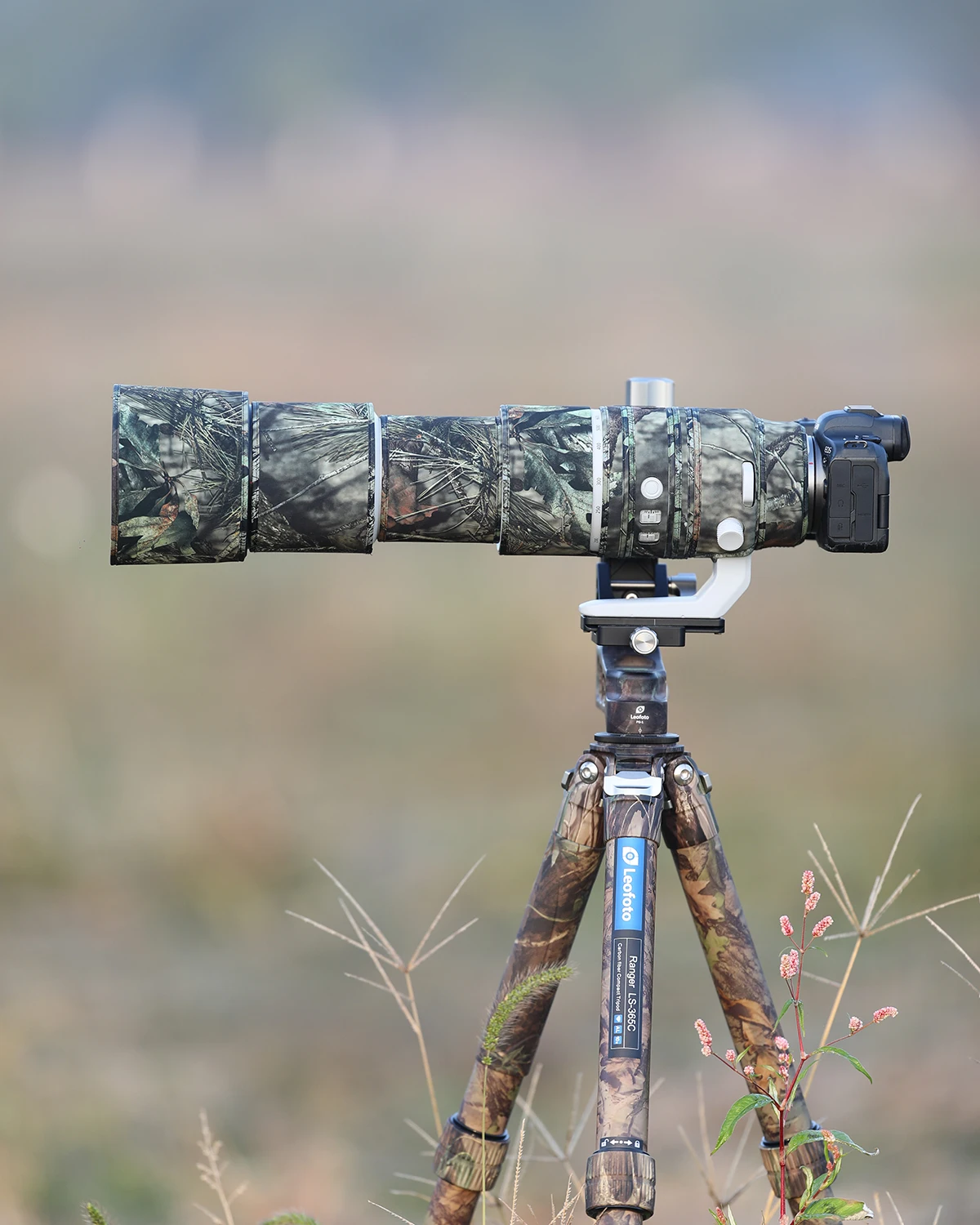 CHASING BIRDS camouflage lens coat for CANON RF 200 800 mm F 6.3-9 IS USM elastic waterproof and rainproof lens protective cover