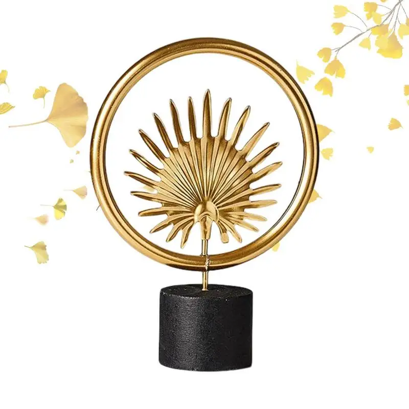 

Nordic Luxury Gold Ginkgo Leaf Crafts Wrought Iron Exquisite Home Decor Creative Metal Crafts Miniature Home Decor Craft
