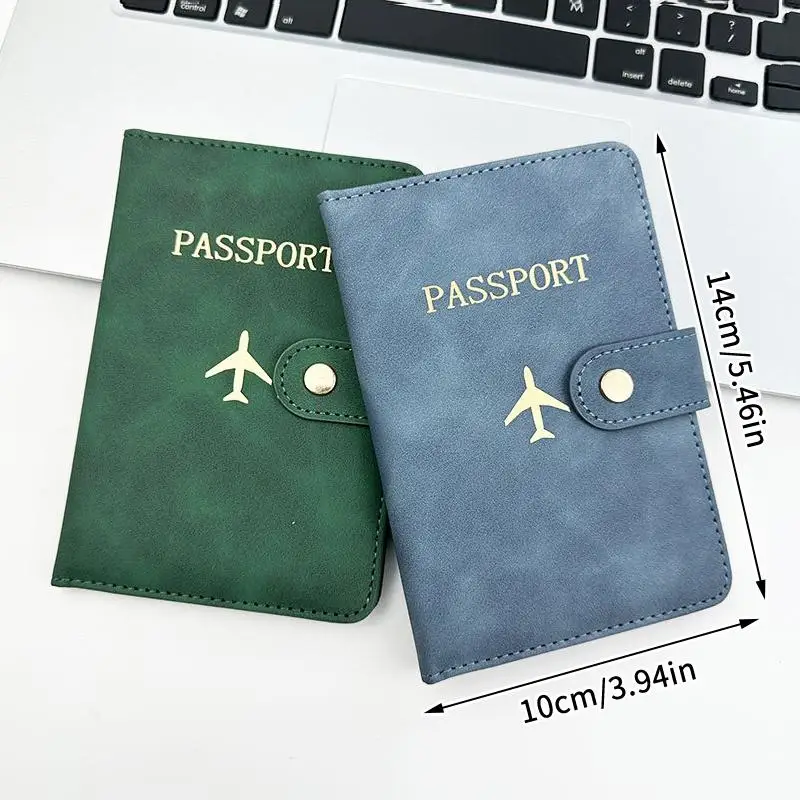 New Waterproof Passport Holder Covers Case Travel PU Leather Credit Card Wallet Cute Passport Book For Women/Men Passport Cover - 6