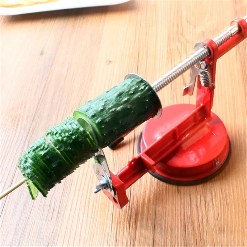 Stainless Steel Sweet Potato Slicer Spiral Cutter - Kitchen Tool 4
