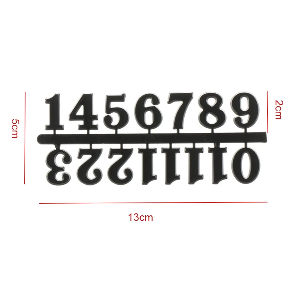 Handmade Material Restore Digital Repair Tools Clock Accessories Arabic Number Quartz Clock Parts 1Set