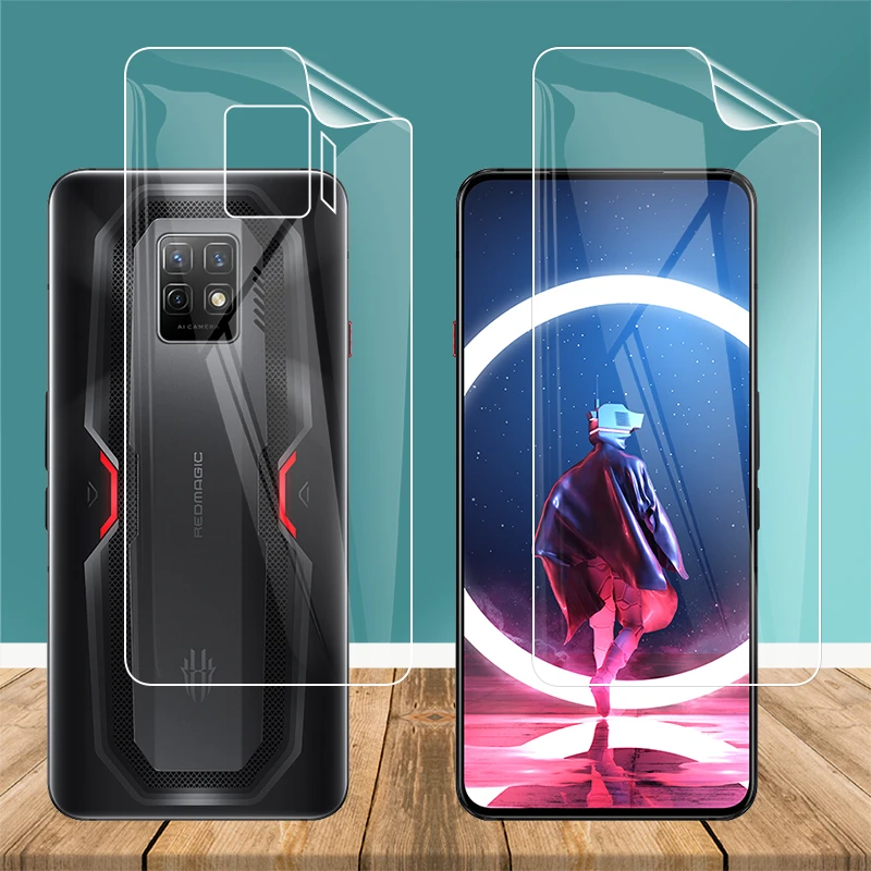 Pellicola Salvaschermo In Tpu Trasparente A Copertura Totale Anteriore/Posteriore Per Zte Nubia Red Magic 7 Magic7 Pro 7Pro 5G (Non Vetro)