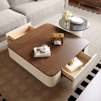 Side Table Coffee Table Square Sintered Stone Modern Minimalist Luxury Black Living Room Side Table Home Furniture Living Room 1