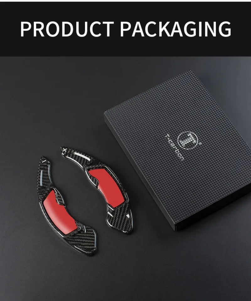 T-carbon Carbon Fiber Steering Wheel Extension Paddle Shift For Subaru Forester SJ BRZ XV Outback Legacy For Toyota GT86 FR-S