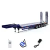 5-Axle Metal Semi Trailer for Toys TAMIYAYA 1/14 RC Tractor Truck Radio Control Dumper Vehicle Car Machine Model 1