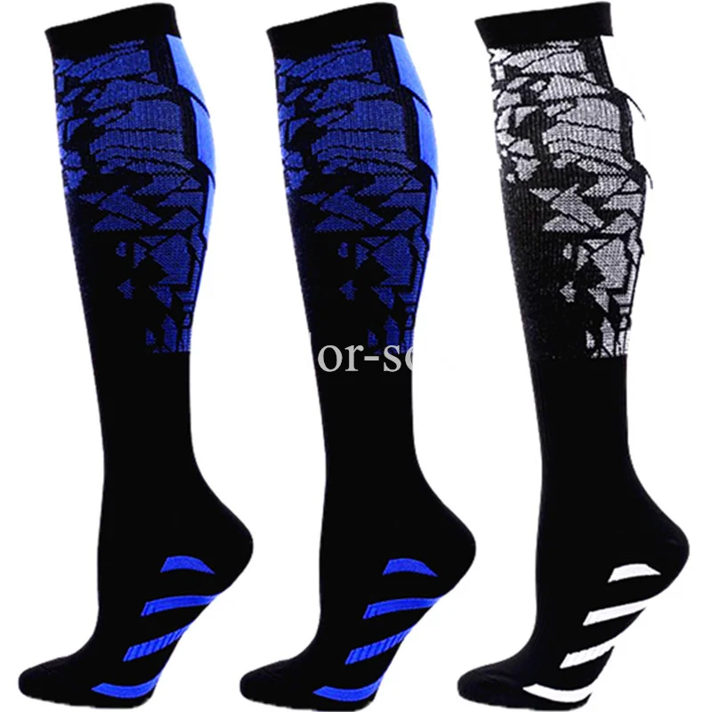 Floral Compression Socks - 3 Pairs Pack Anti-Fatigue Sports Stockings