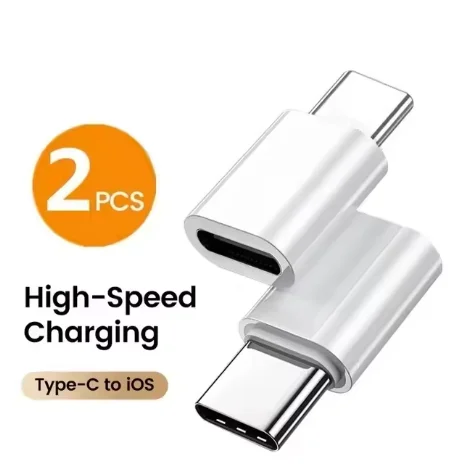 OTG 타입 C - 라이트닝 어댑터 (iOS 암 - USB C 수) 고속 충전 어댑터 (아이폰 14 Pro 노트북 컨버터)