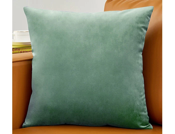 Description Picture 2 of itemMint Green Velvet Cushion Cover Soft Pillow Cover 45X45 Pillow Case for Living Room Sofa Nordic Home Decor Throw Pillow Cover