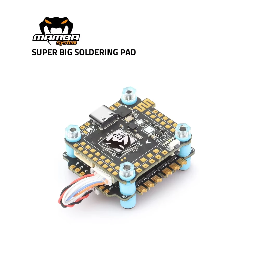 Diatone MAMBA F722 APP MK4 WIFI/DJI стек контроллера полета F7 45A/55A/65A 128K BLHeli32 ESC 6S 4in1 Dshot1200 бесщеточный ESC thumbnail 4