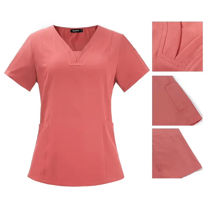 زي عمل مستشفى نسائي ، طقم للتمريض ، ملابس عمل للمم...