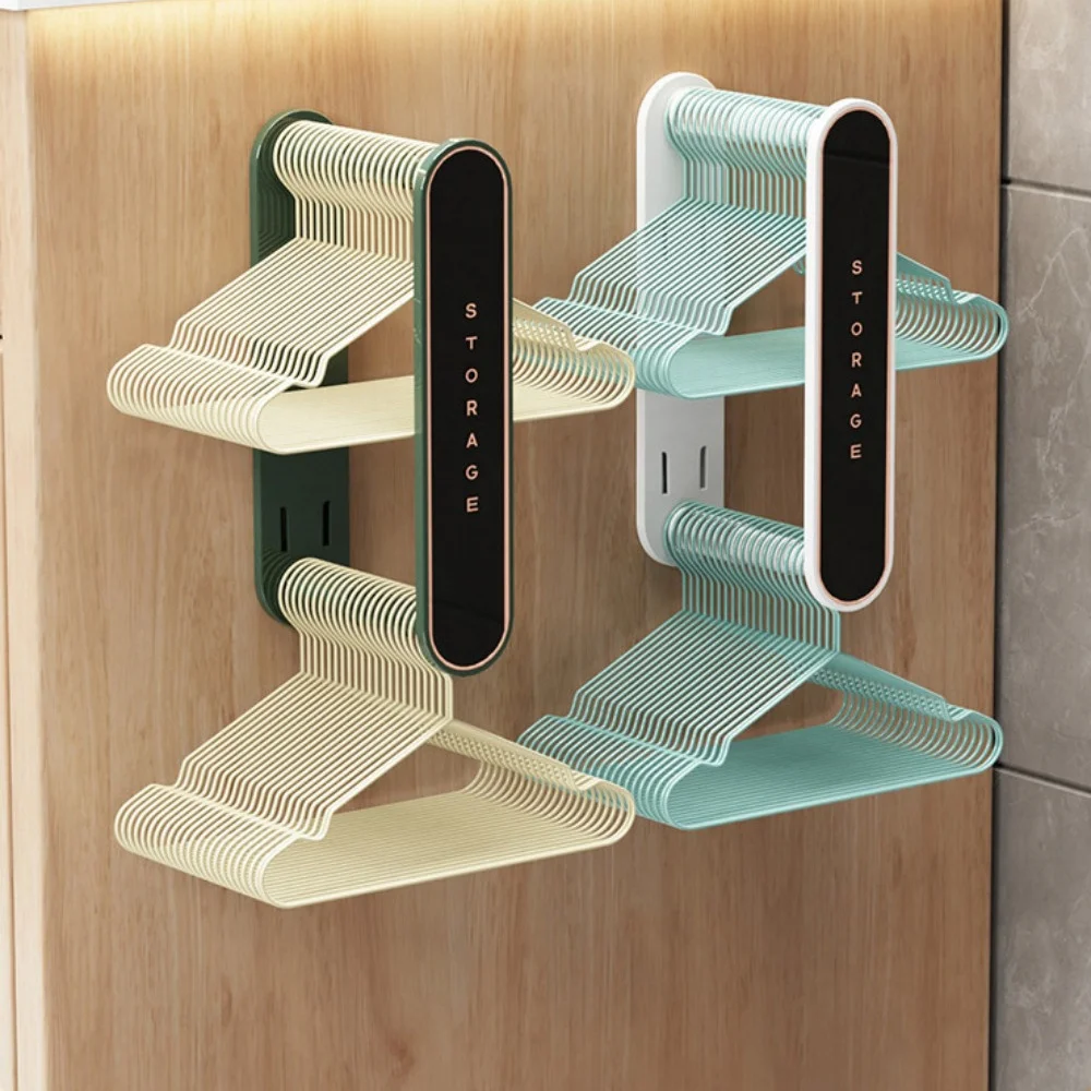 Retractable Non-perforated Wall-mounted Coat Rack Storage Rack Bathroom Organising Rack Coat Rack Balcony Coat Rack Storage God 5