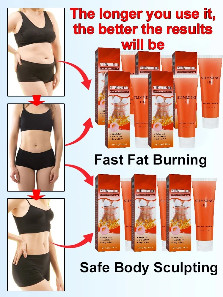 Slimming Gel Fat Burning Full Body Sculpting Man 7 Days Powerful Weight Loss Woman Fast Belly