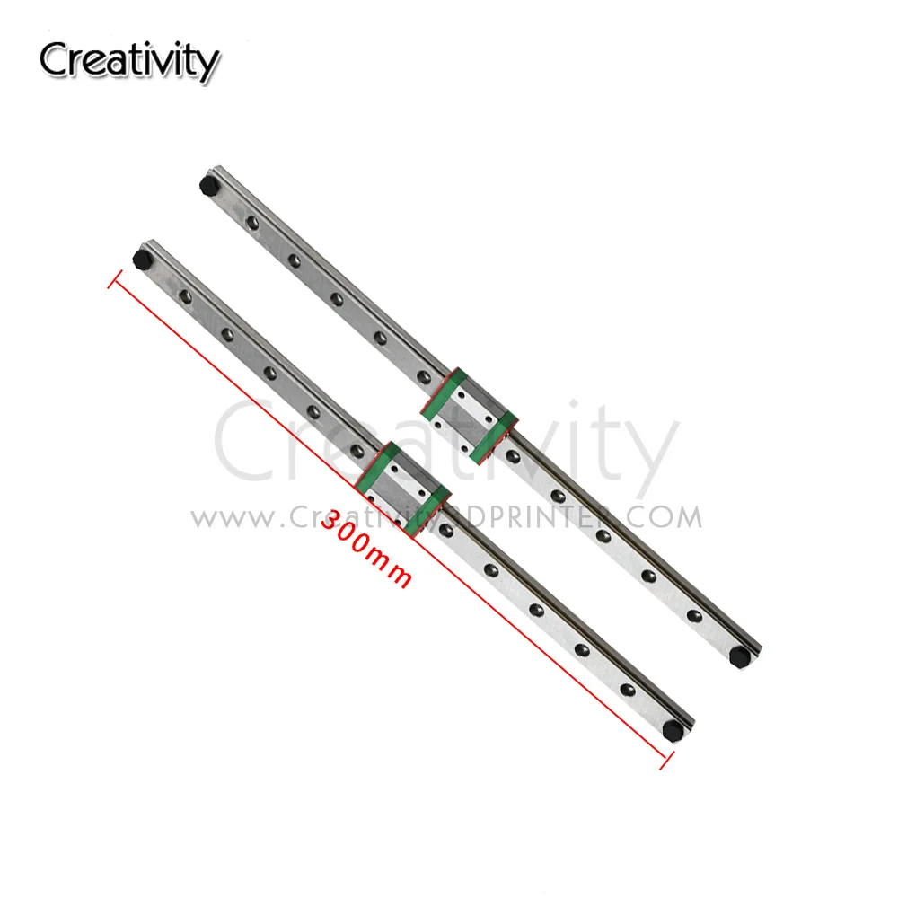 Impressora 3d Atualização Kit Rail Linear Ender v2 Ender3 Pro Dual Mgn12h 300 mm Rail Conjunto Acessórios - Imagem 6
