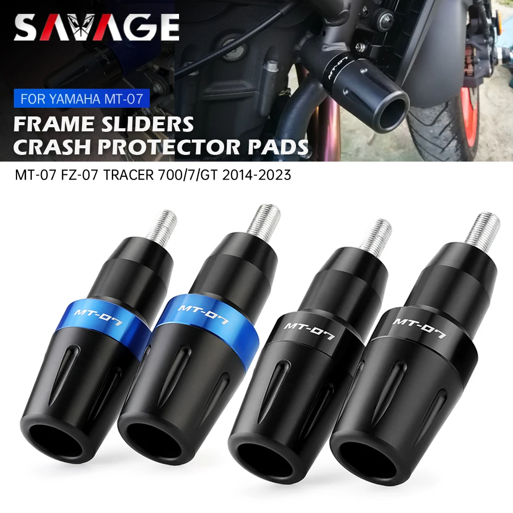 MT07 Frame Sliders Crash Protector For YAMAHA MT07 20142023 FZ07