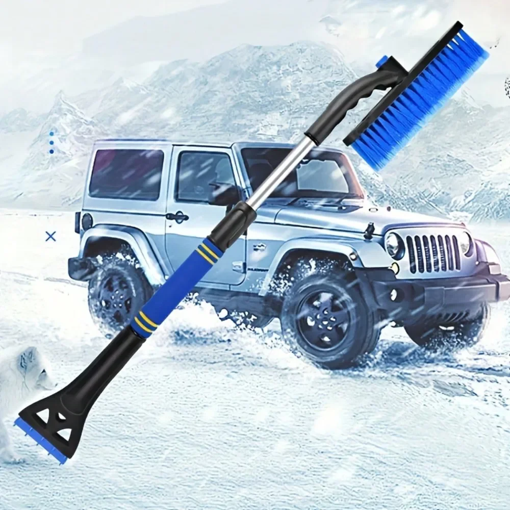 Snow Plow Brush Snow Shovel Car Shovel Tool Multi-purpose Removal Tool for Car Deicing Scraper Defrosting Brush