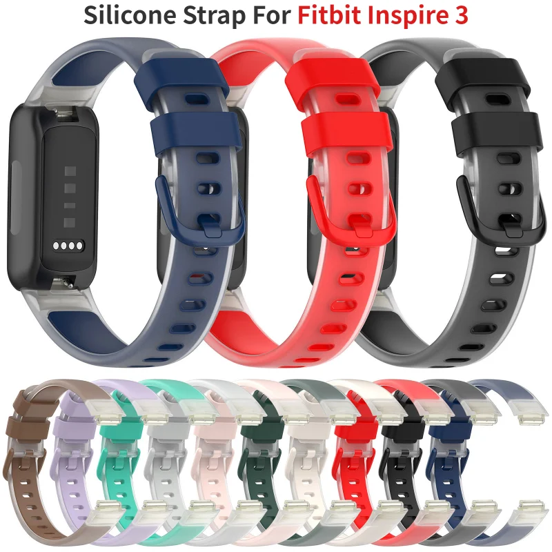 

Silicone Strap For Fitbit Inspire 3 Smart Watch Watchband Sport Bracelet For Fitbit Inspire 3 Wristband Accessories Watch Band