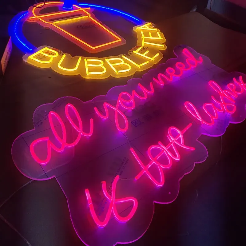 Custom Custom China Neon Sign Led Neon Light Sign Lashes Room Decor All You Need Is Love Neon Sign Lighting Words