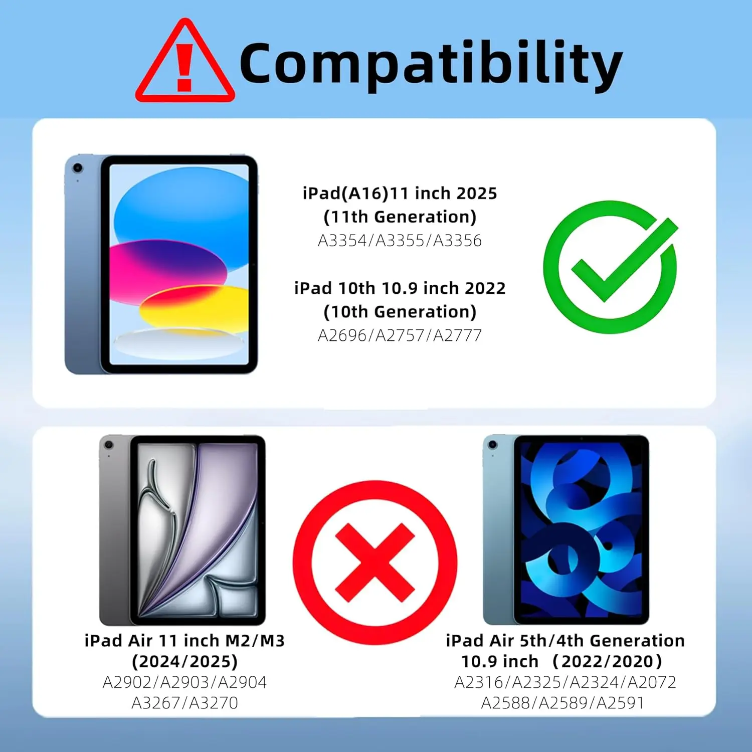 Transparent TPU Silicone Protective Case for iPad 11th Generation (10.9-inch)