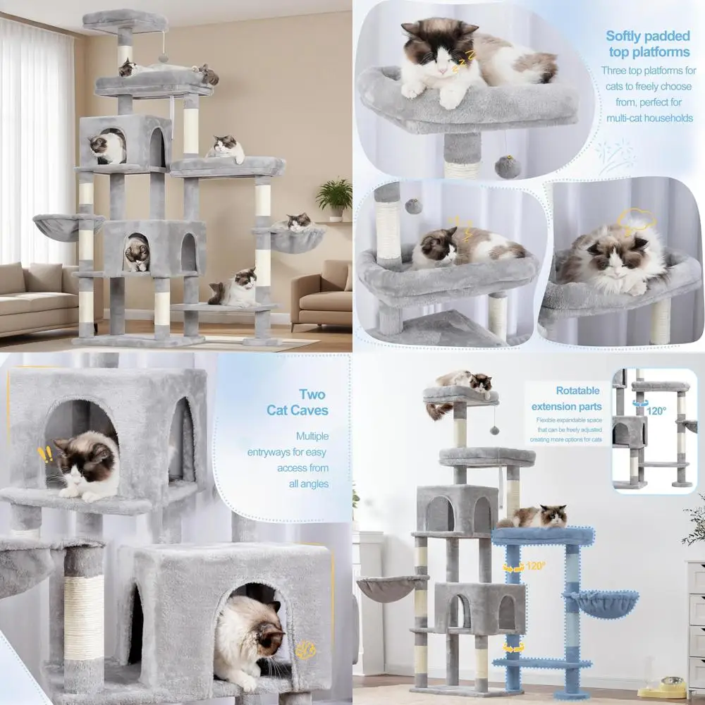 Multi-Level Cat Tower 1