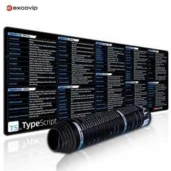TypeScript Programming Cheat Sheet Mouse Pad - Large Desk Mat - 800x300x2mm (TypeScript)