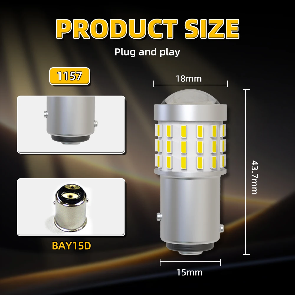 3157 ڵ  LED 극ũ  ȣ Ĺ̵, ֻ Ƽ 1998 1999 2000 2001 2002 2003 2004-2020, 54SMD, T25, 2 