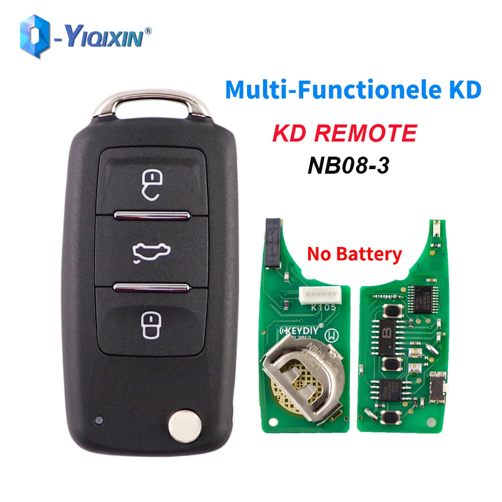 YIQIXIN 3 Buttons Universal Remote Control Key Multi-functional NB08 Series For KD-X2 KD900 URG200 KEYDIY MINIKD Fob Programmer yiqixin 434mhz flip car key id48 chip for audi a3 a4 a2 a6 a5 b8 s3 s4 tt cabrio quattro avant universal 8p0837220d q k remote