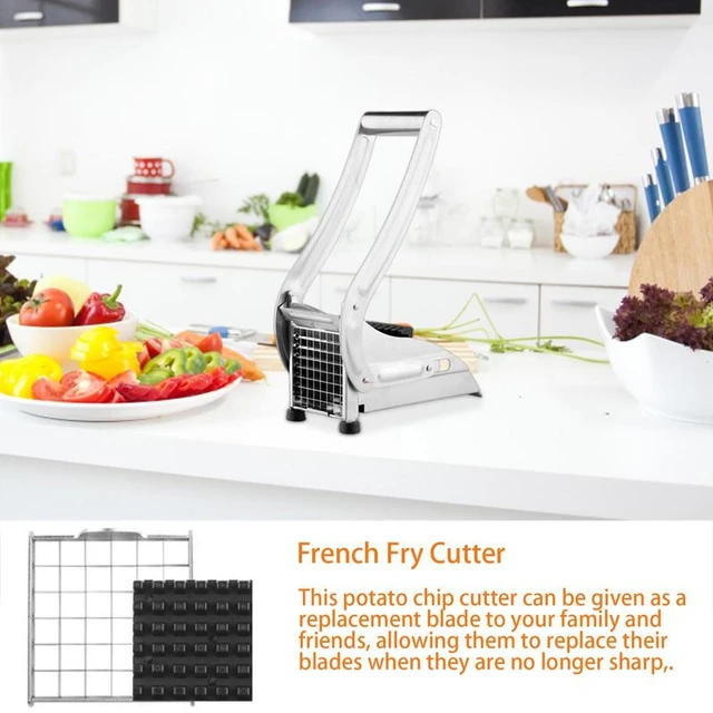 French Fry Cutter Stainless Steel Replacement Blades Cutter Shredder French  Fries Slicer Cutting Machine Kitchen Tools - AliExpress