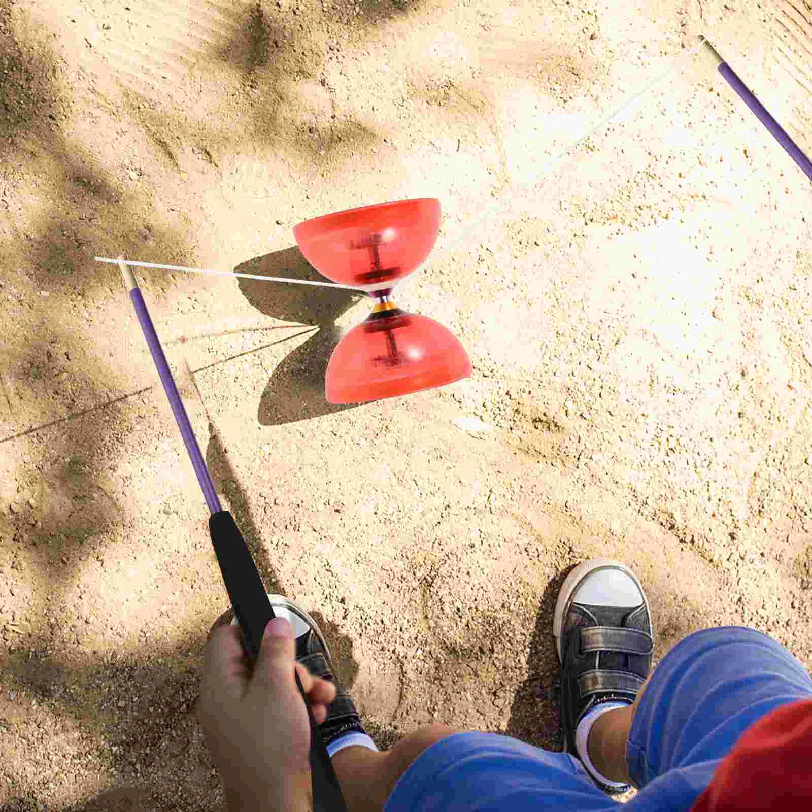 

Demon Crystal Bearing Diabolo Student Outdoor Kids Toys Chinese Yoyo Skill Zijin for