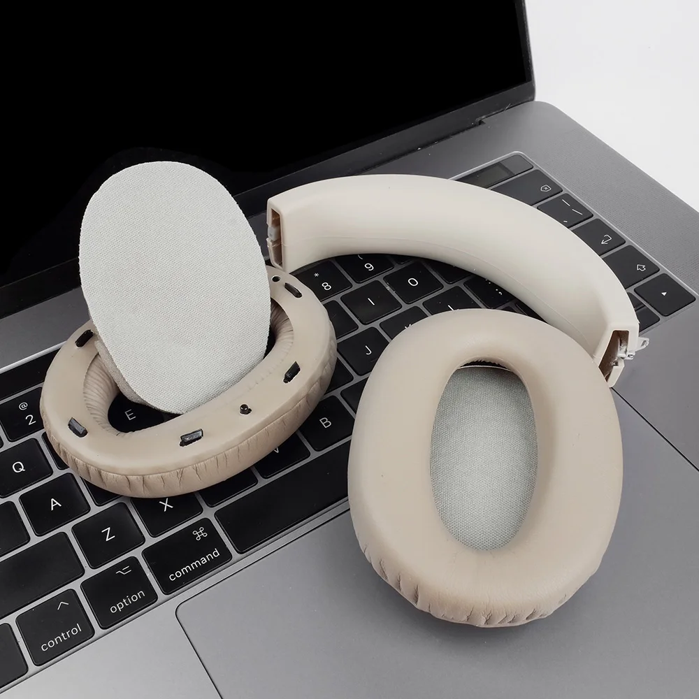 Earpads Compatible with SONY WH-1000XM1/2 Protein leather Memory foam Ear Pads Cushions Replacement Over-Ear Headphones Soft Pro