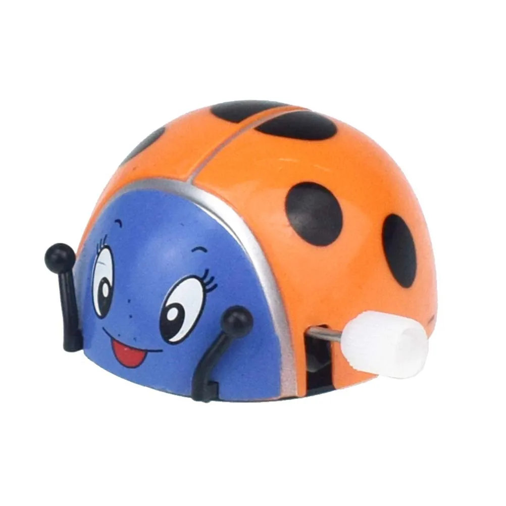 5 Pcs Wind Up Toys Clockwork Ladybird Cartoon Baby Toddler Educational Child Development Cognitive Toy Infant Learning Sensory