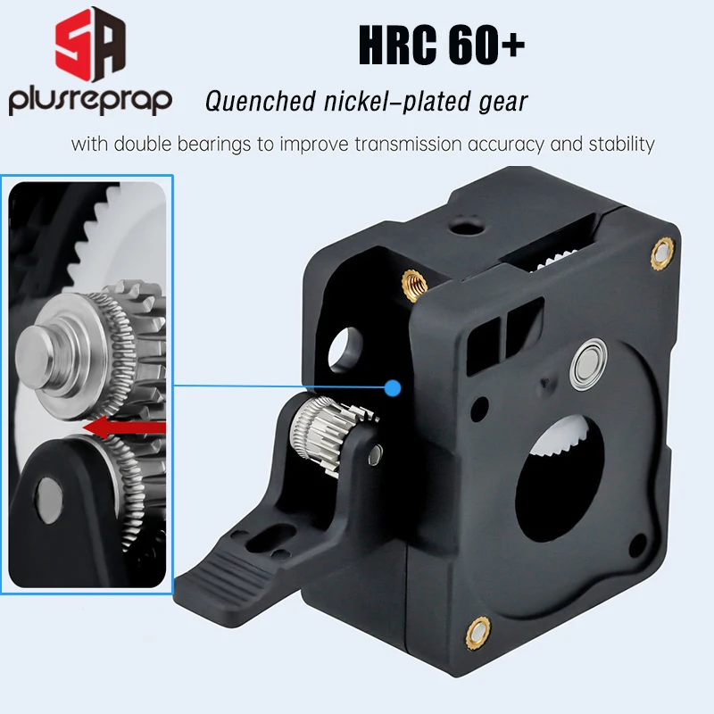 Mini Dual Drive Gear Extrusora Compatível com Ender Ender Pro Ender v2 Ender Cr10 Cr10s Pro Kusi Nema 14 Motor - Imagem 6
