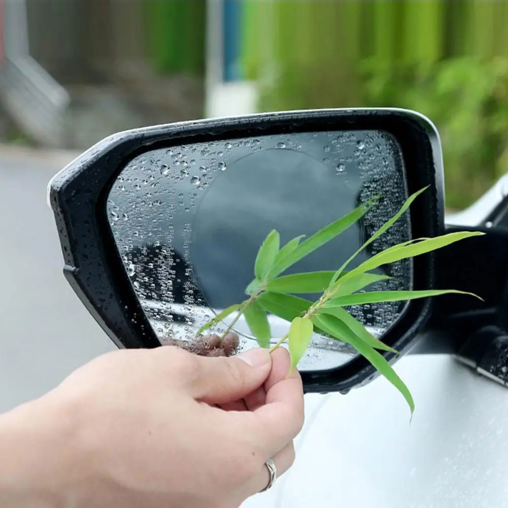 Waterproof Fashion Rainproof Rearview Mirror Protective Film Two Shapes Rearview Rainproof Protector Lightweight for MPV