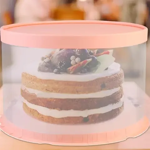 

Plastic Boxes Cake Box Paper Lid Boxes For Wedding Cake Packaging Kitchen Storage Box Birthday Party Gift Box 1 Pc