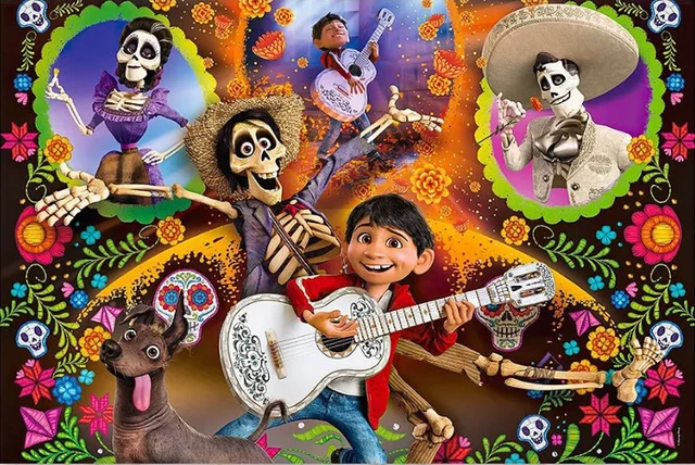 Disney Mexico Fiesta sfondo Coco Eric sfondo bambini festa di compleanno  fotografia decorazione festa foto sfondo - AliExpress