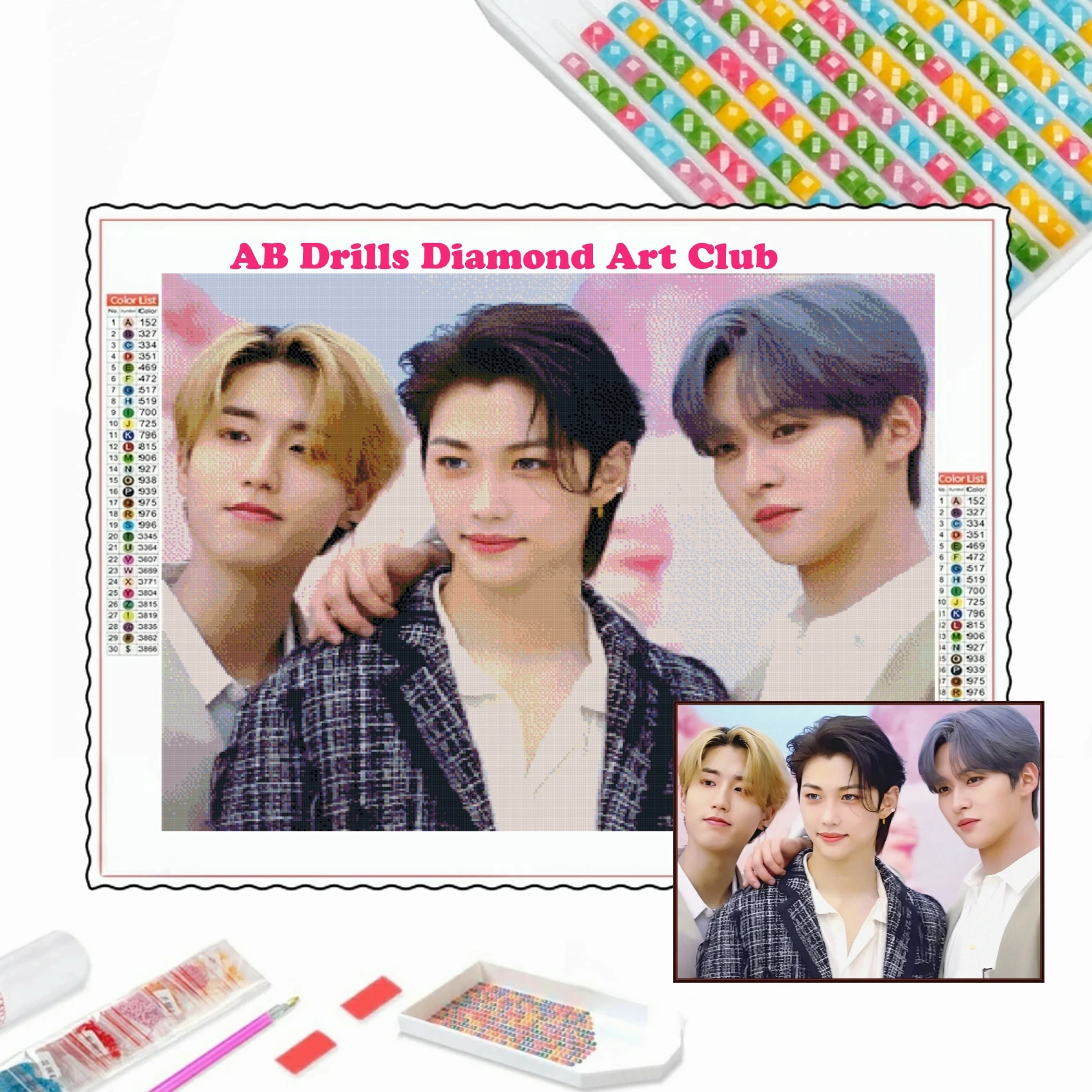 NCT DREAM DIY AB Diamond Painting KPOP Korean Boy Group Embroidery Full  Drill Cross Stitch Picture Rhinestone Craft Home Decor - AliExpress