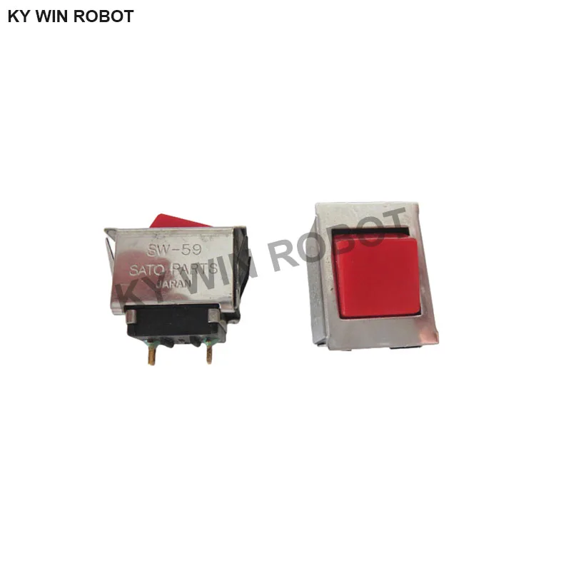 

1pcs/lots Imported Japan SW-59 Rocker Switch 6A125VAC 2-pin 2-position Boat Switch