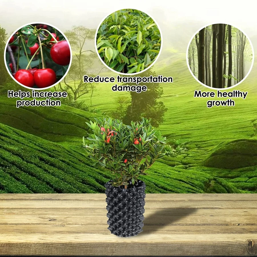 4 Packs Air Pruning Plant Root Control Nursery Pots Trainer Fast Root Grow Container Garden Bonsai Transplant Tool Nersery Pot Nursery Pots Plant Propagation Pots Hydroponic Plant Pots