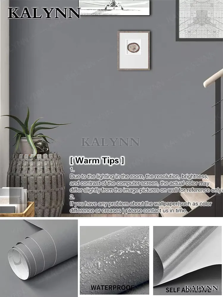 Waterproof Peel and Stick Self-Adhesive Vinyl Wallpaper
