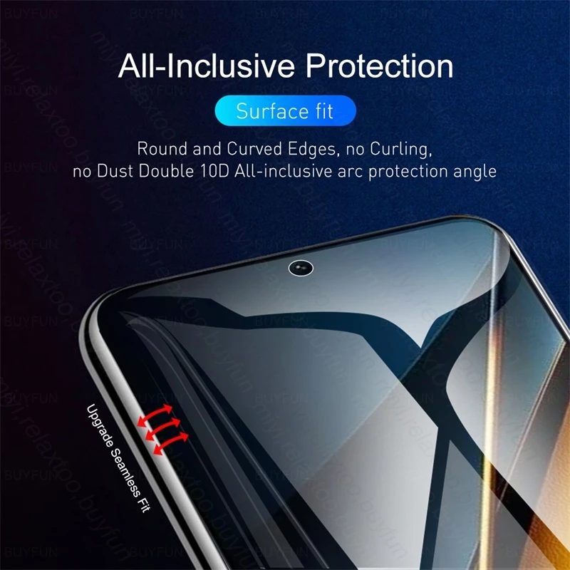 3To1 Front Back Hydrogel Film For Poco X6 Pro 5G Camera Protective Glass Poko Little X6Pro X 6 Pro Screen Protector Not Glass